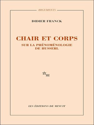 cover image of Chair et corps